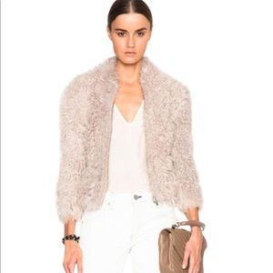 ♦️ IRO Beige Kald Shearling Jacket